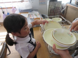 年長組★給食交流会★