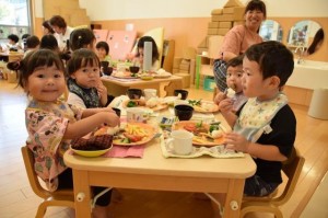 ハロウィンパーティ🎃給食編　あひる・ひよこ組🐤